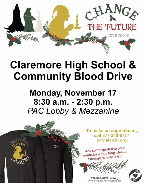 Claremore High School & Community Blood Drive