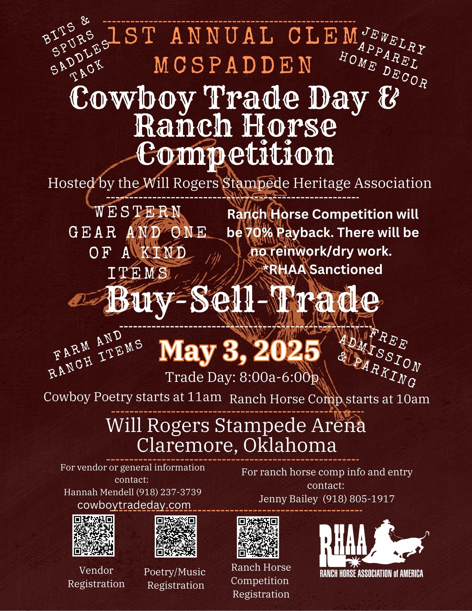 Clem McSpadden Cowboy Trade Day