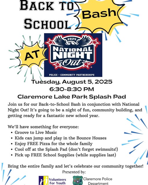 National Night Out Back to School Bash