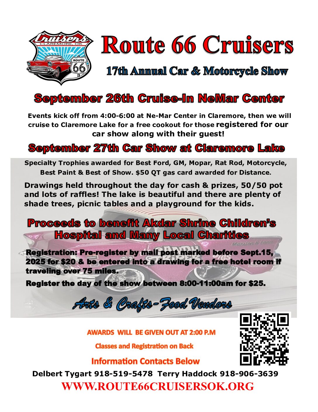 Annual Route 66 Cruisers 17th Annual Car & Motorcycle Show