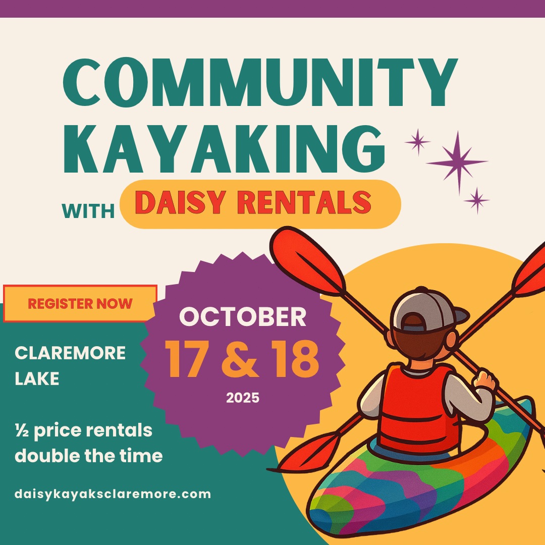 Community Kayak Paddle at Claremore Lake
