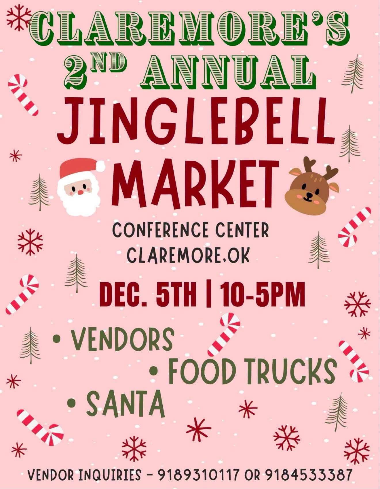 Claremore’s 2nd Annual JingleBell Market