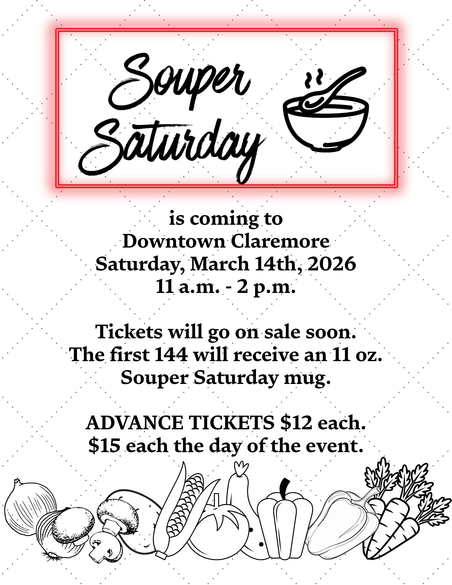 Souper Saturday in Downtown Claremore