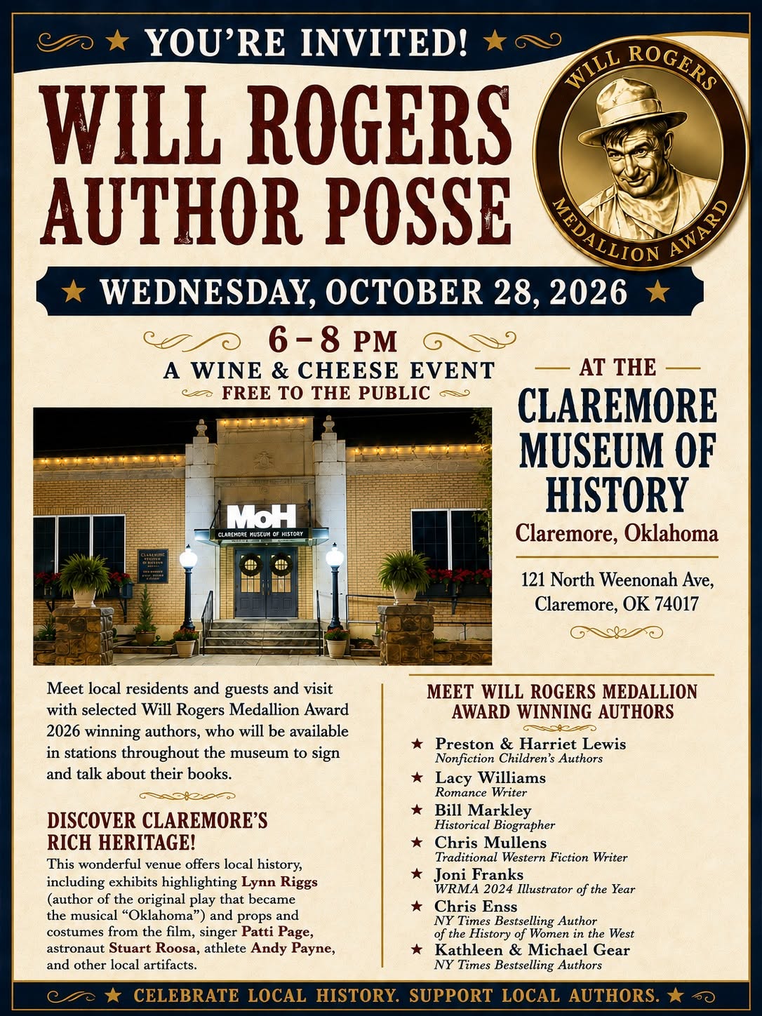 Will Rogers Author Posse